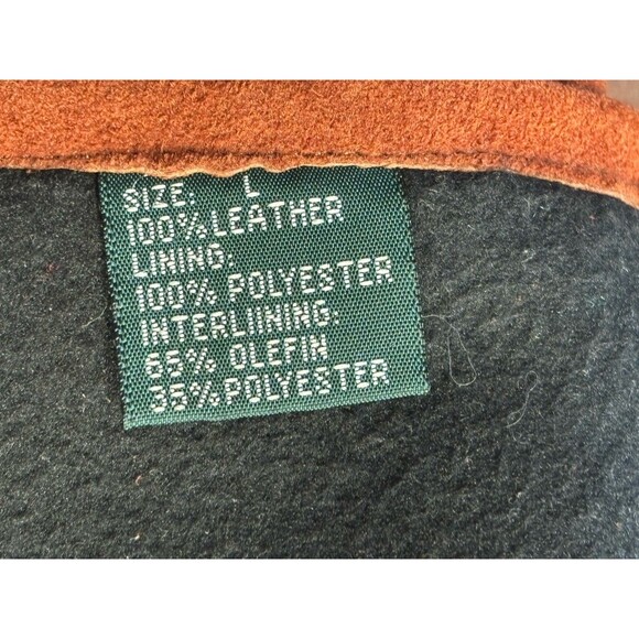 Vintage Etienne Aigner Brown Tan Suede Leather Women’s Gloves Sz Large - Picture 5 of 6